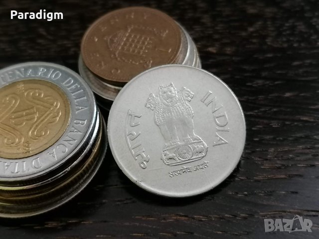 Монета - Индия - 1 рупия | 1996г., снимка 2 - Нумизматика и бонистика - 33541147