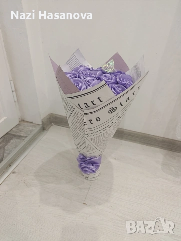 сатенени рози за всеки повод., снимка 5 - Изкуствени цветя - 53338810