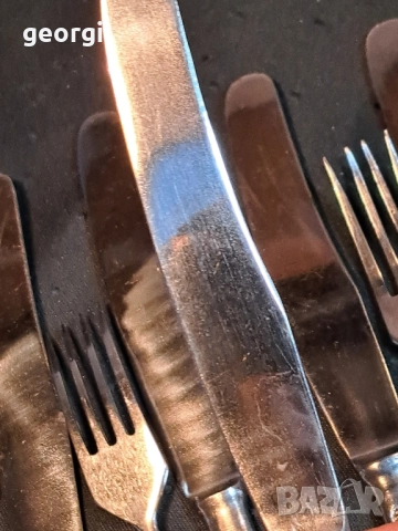 руски ретро комплект прибори за хранене нож и вилица , снимка 5 - Антикварни и старинни предмети - 52717030