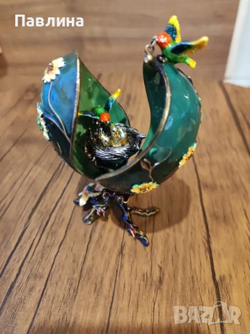 Метална бижутерка яйце , снимка 9 - Декорация за дома - 43798749