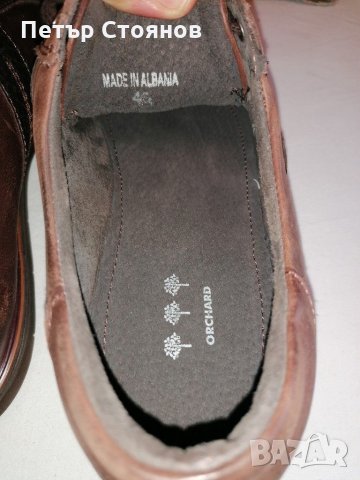  Спортно -елегантни мъжки обувки от естествена кожа ORCHARD №45 , снимка 9 - Спортно елегантни обувки - 28925299