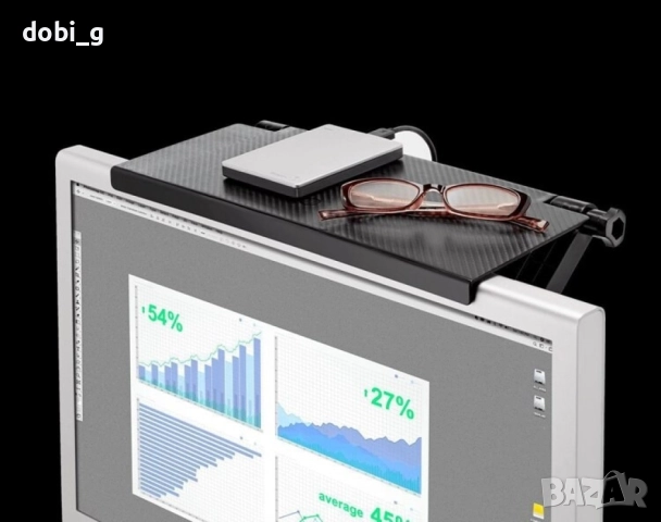 Настолна стойка за екран тип рафт, снимка 7 - Други стоки за дома - 51474118