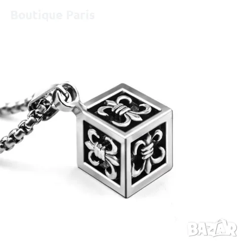 Chrome Hearts оригинален медальон колие, снимка 2 - Колиета, медальони, синджири - 49994978