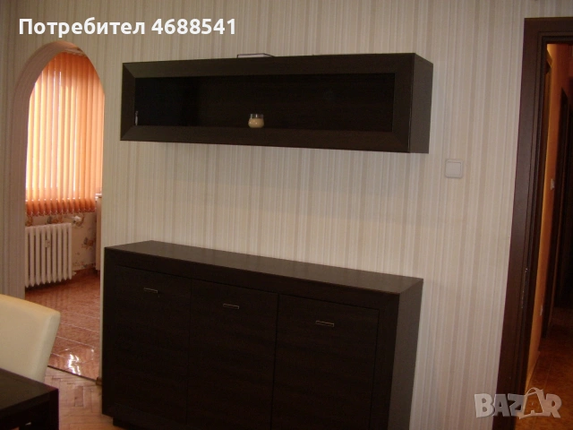 Комплект масивни мебели - цвят венге.