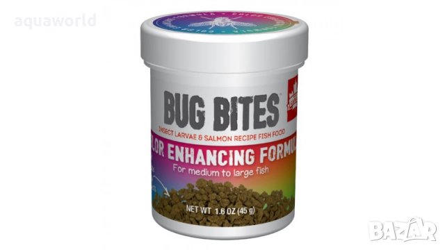"ПРОМОЦИЯ" Fluval Bug Bites Enhancing Gran M/L - 45гр