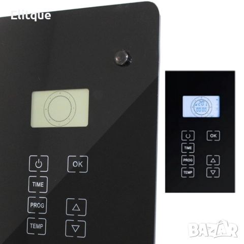 Електрически конвектор Heltes 2000W – Стилен и ефективен отоплителен уред с LCD дисплей, снимка 6 - Друга електроника - 52853466