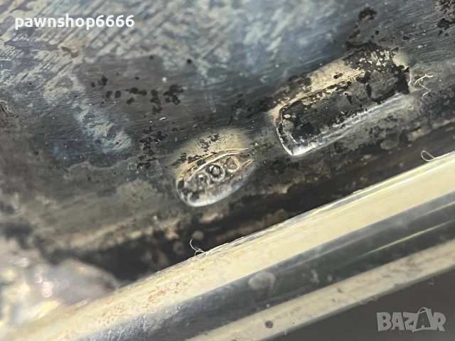 Сребърна фруктиера – проба 800 – масивно сребро, снимка 10 - Други - 52844930