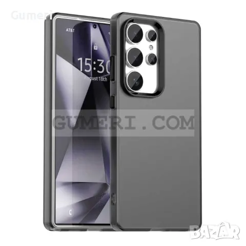 Samsung Galaxy S25 Ultra Противоударен Хибриден Гръб - Мат, снимка 3 - Калъфи, кейсове - 49221282