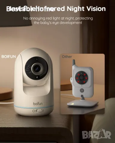 Видео бебефон BOIFUN VB805 - 300 метра, снимка 7 - Бебефони - 48447986