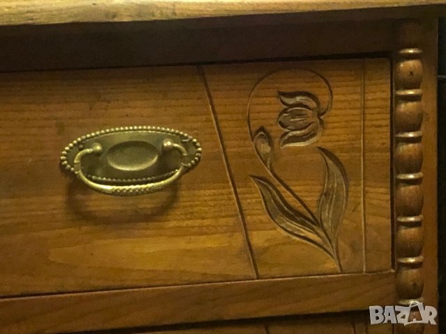 Старинен масивен скрин от орех!!!, снимка 5 - Скринове - 29524106