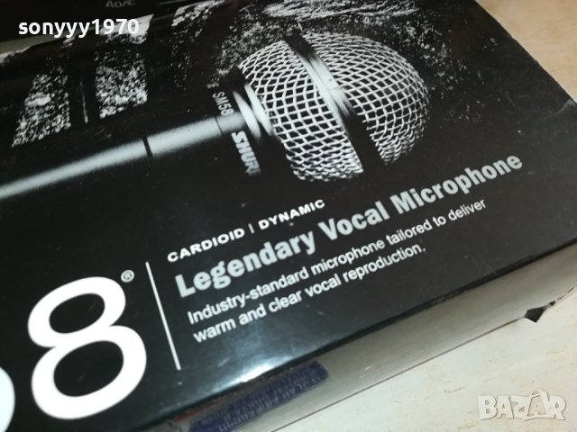 SHURE SM58 BLACK BLUE LINE 0112231542, снимка 5 - Микрофони - 43228925