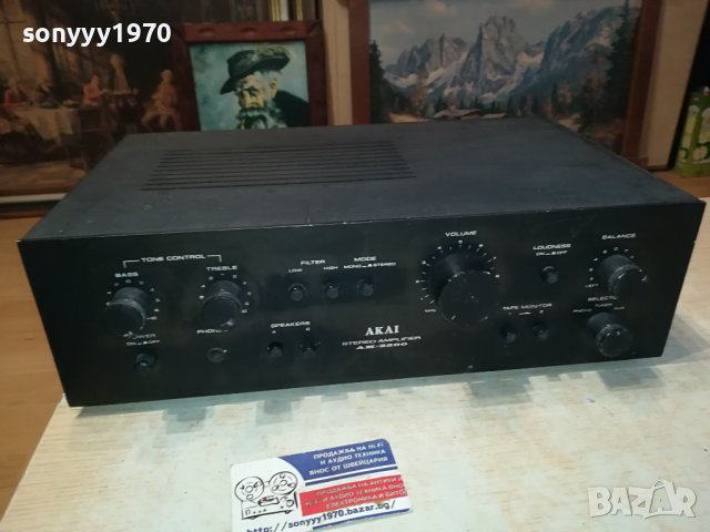AKAI AM-2200 AMPLIFIER-MADE IN JAPAN 2901242036, снимка 5 - Ресийвъри, усилватели, смесителни пултове - 44026543