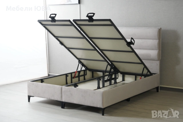 Тапицирани легла с метална конструкция!, снимка 3 - Спални и легла - 53203393