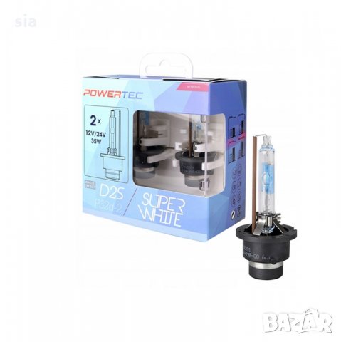 Крушки D2S 2бр., комплект халогенни крушки, ксенон, 35W, 3200Lm, 4300K, 85v, M-TECH, снимка 2 - Аксесоари и консумативи - 35342864