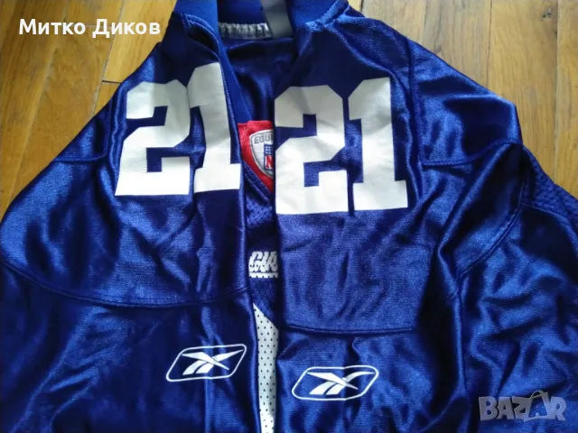 Tiki Barber #21 New York Giants NFL Reebok маркова тениска американски футбол размер  Л, снимка 7 - Други спортове - 47522186