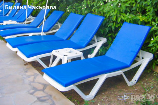 Нови непромокаеми шалтета за шезлонги, лесни за дезинфекция!