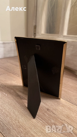 Винтидж елегантна рамка за снимка, картина– месинг с черен емайл., снимка 6 - Картини - 52682707