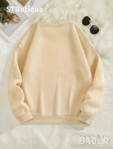 Дамска суитшърт "TOMMY"  – уютен поларен пуловер | STBoutique, снимка 2 - Суичъри - 51947212
