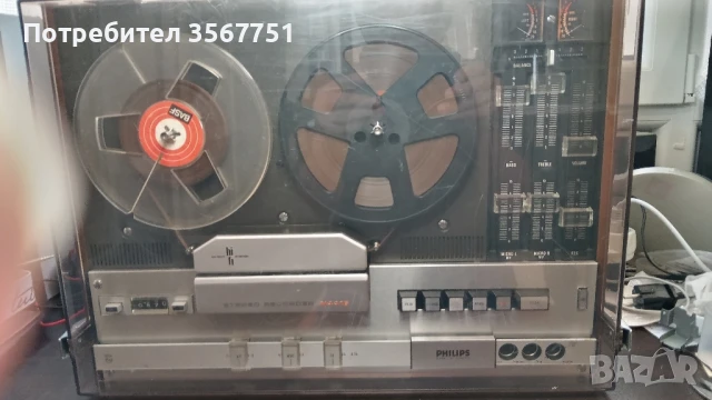 МАГНЕТОФОН PHILIPS-4416, снимка 4 - Аудиосистеми - 50947320