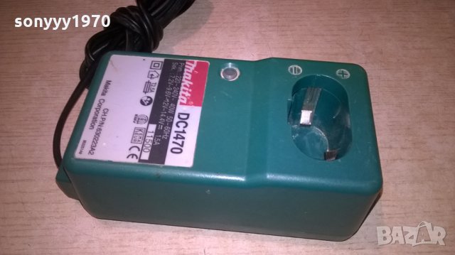 SOLD-ПОРЪЧАНО-makita dc1470 battery charger-внос швеицария, снимка 3 - Винтоверти - 26496498