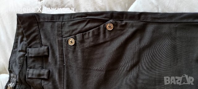 Дамски черен панталон, снимка 3 - Панталони - 35541118