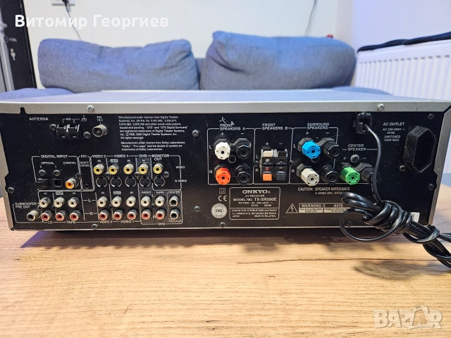Усилвател Onkyo TX-SE500E, снимка 3 - Ресийвъри, усилватели, смесителни пултове - 53102878
