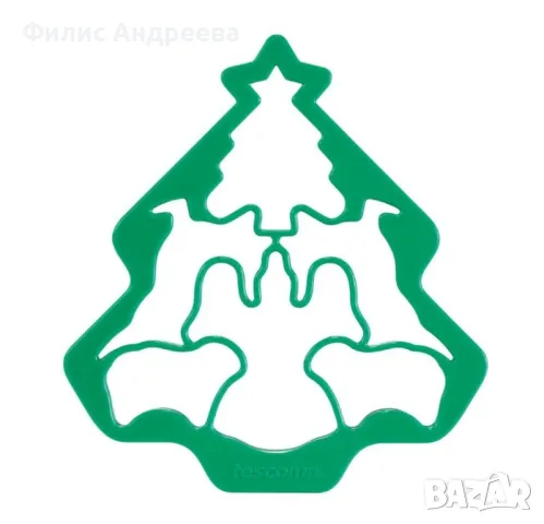 Комплект коледни форми за сладки 6 в 1, снимка 1