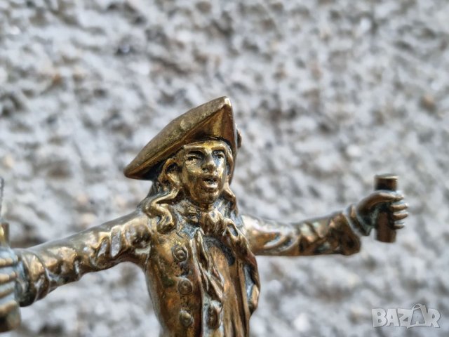 Антикварни Бронзови Свещници Фокусник Франция- (1930-1940г), снимка 14 - Антикварни и старинни предмети - 40112344