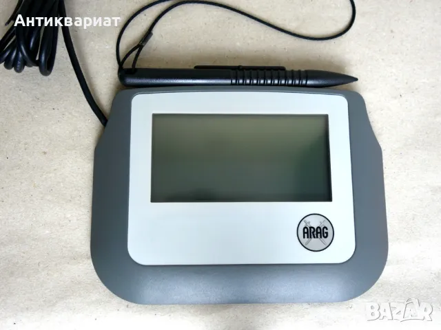 Таблет за подпис 4" монохромен - ARAG signotec LCD Signature Pad Sigma / Germany, снимка 2 - Друга електроника - 49761388