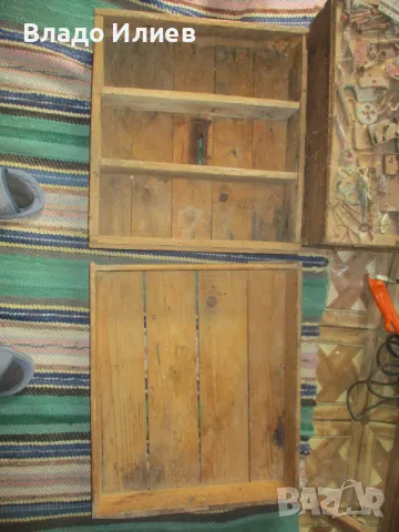 Сандъци, касети и щайга дървени различни видове старинни  винтидж и по-нови, снимка 17 - Други - 32502305