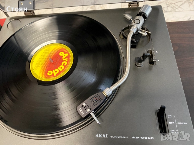 Vintage грамофон Akai, снимка 9 - Грамофони - 52076014