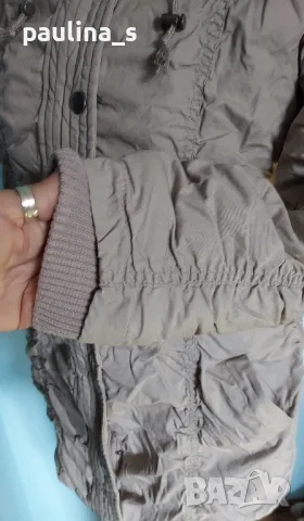 Топло яке тип парка с вата и вертикални ластици "bpc selection" , снимка 5 - Якета - 47989852