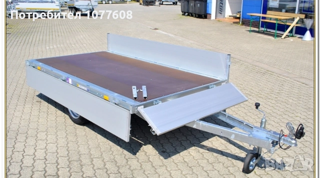 Туристическо ремарке Eduard с общо допустима максимална маса до 750кг , снимка 3 - Ремаркета - 53217020