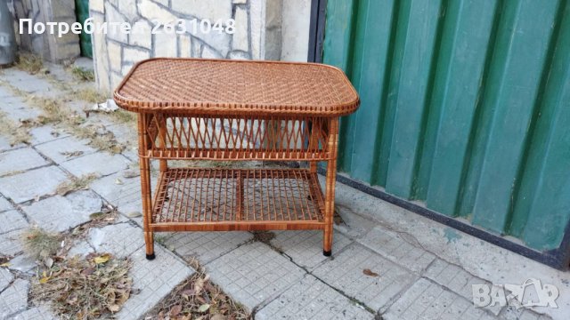 плетена ратанова маса, снимка 13 - Други стоки за дома - 43018997