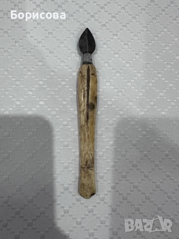 Нож за писма със седефена дръжка, снимка 5 - Антикварни и старинни предмети - 43355394