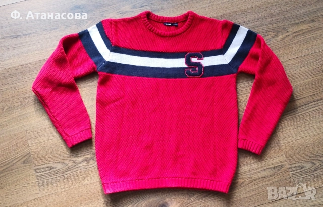 Висококачествен френски пуловер KIABI, размер 138-143, 8-9 години, като нов, снимка 4 - Детски пуловери и жилетки - 52842671