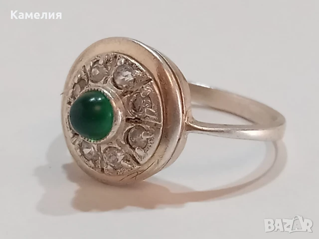 Руско сребро , снимка 3 - Пръстени - 51316595