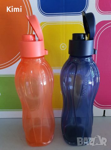 3 цвята еко бутилки Tupperware 1 л, снимка 3 - Други - 20075804