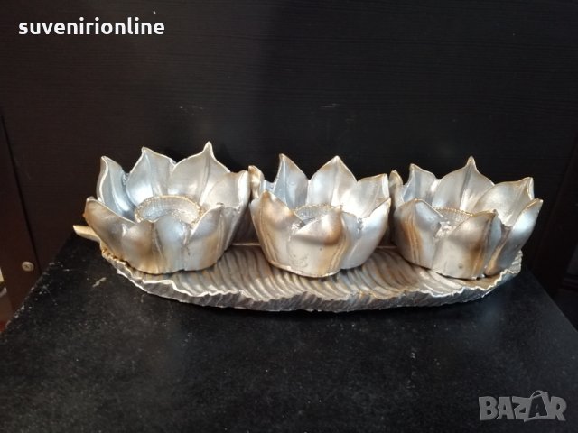 Декоративен свещник , снимка 3 - Декорация за дома - 35405221