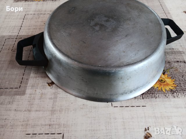 Стара алуминиева тава с дръжки, снимка 5 - Съдове за готвене - 43342144