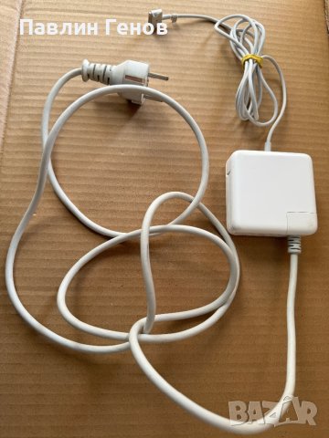 Зарядно за Apple MacBook - 60W MagSafe - A1184 , A1330 , A1344 , A1435, снимка 2 - Кабели и адаптери - 43832471