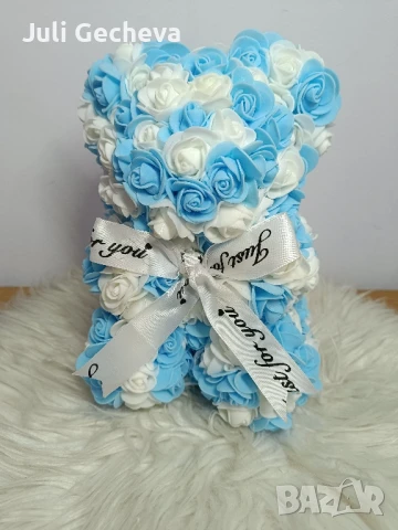 Ръчно изработени мечета от рози!, снимка 13 - Декорация за дома - 50606054