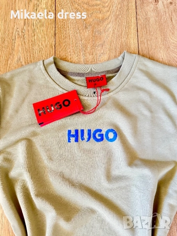 Hugo Boss!Страхотен суичър Hugo Boss.Памучна и много удобна материя.Размери С М Л, снимка 2 - Суичъри - 52150514