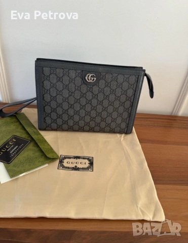 Gucci Ophidia унисекс мъжки клъч чанта, снимка 2 - Чанти - 52479483