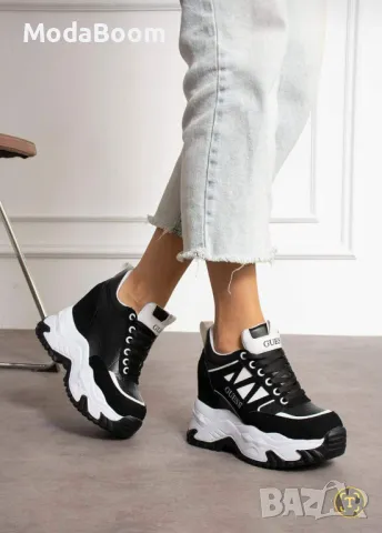 Guess Стилни Дамски Маратонки На Платформа В Различни Цветове , снимка 2 - Маратонки - 48043118