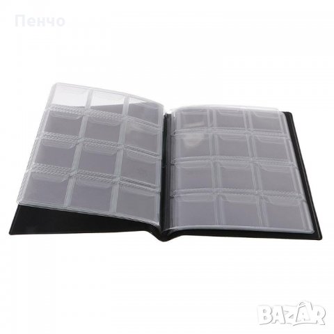 Кожен джобен класьор албум с капачета за 120 монетни пари книга колекция за събиране на монети подар, снимка 3 - Нумизматика и бонистика - 27687011