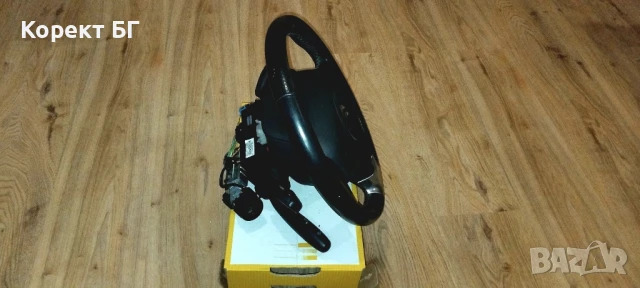 Мултифункционален волан с аербег airbag и лентов кабел + лост за мигачи/чистачки за Citroen C3, снимка 4 - Части - 51161360