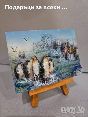 Идея за малки евтини Коледни подаръци! Подарък под 5лв! Красиви малки картини на стойка, снимка 13 - Картини - 43355710