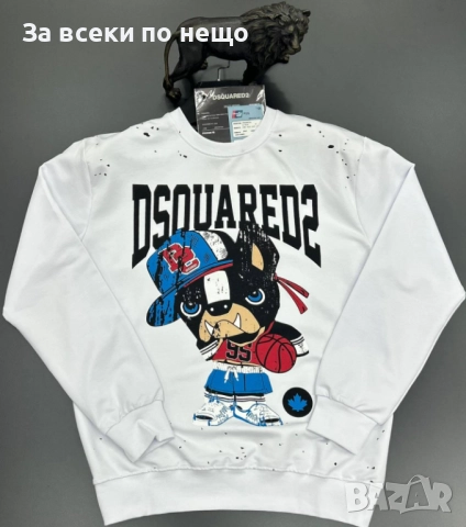 DSQUARED2 Мъжка Блуза С Дълъг Ръкав Дискуаред2 - 2 Налични Цвята Код A983, снимка 2 - Блузи - 52097443