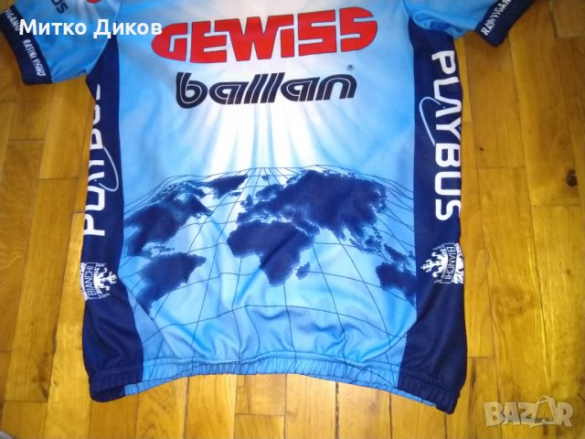 Gewiss Ballan cycling jersey Biemme колездачна тениска размер М, снимка 2 - Велосипеди - 37546244